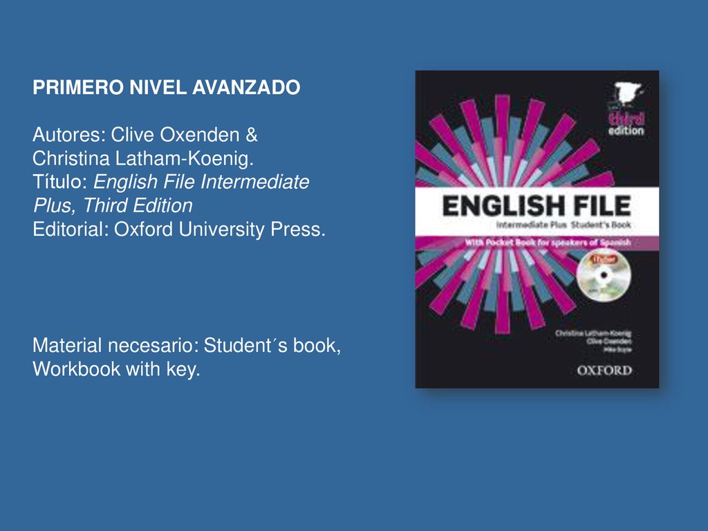 New English File Intermediate Plus Students Book